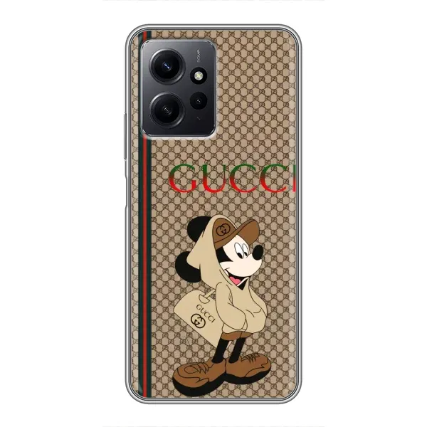 Чехол с принтом «Mickey GUCCI» для Xiaomi Redmi Note 12