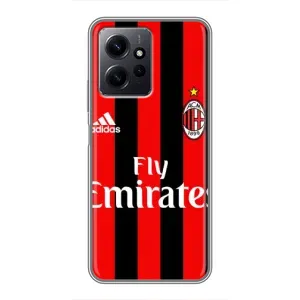 Чохли для Xiaomi Redmi Note 12 (VPrint) - Футбольні клуби (Milan)