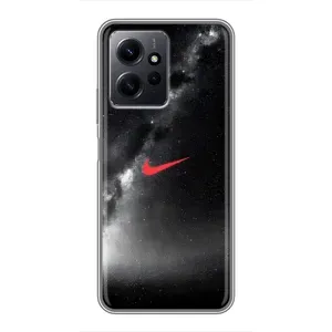 Чехол для Xiaomi Redmi Note 12 - с принтом Найк (AlphaPrint) (Найк красный)