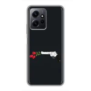 Чехлы (ART) Цветы на Xiaomi Redmi Note 12 (VPrint) (Неожиданные цветы)