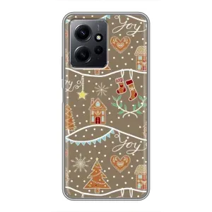 Новорічні, Святкові Чохли для Xiaomi Redmi Note 12 - 2024 год (Новорічні пряники)