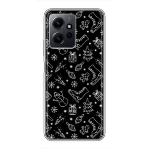 Новорічні, Святкові Чохли для Xiaomi Redmi Note 12 - 2024 год (Новорічний фон)
