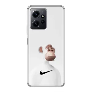 Чехлы с Обезьянами NFT для Xiaomi Redmi Note 12 (AlphaPrint) (обезьяна NFT Nike)