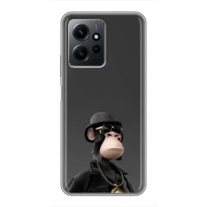 Чехлы с Обезьянами NFT для Xiaomi Redmi Note 12 (AlphaPrint) (Обезьяна NFT)