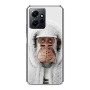 Чехлы с Обезьянами NFT для Xiaomi Redmi Note 12 (AlphaPrint) (обезьяна NFT в тату)