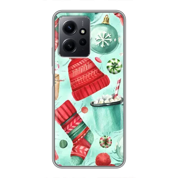Чехол с принтом «Одежда НГ» для Xiaomi Redmi Note 12