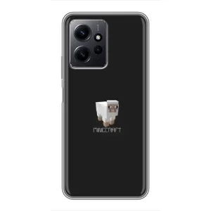 Чохол Майнкрафт на Xiaomi Redmi Note 12 (AlphaPrint) Minecraft (Овечка Майнкрафт)