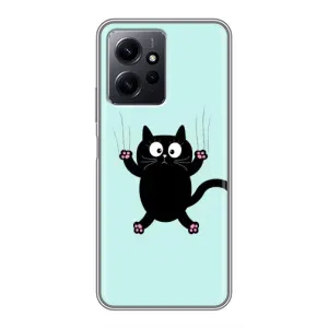 Чохол з принтом «Падаючий кіт» для Xiaomi Redmi Note 12