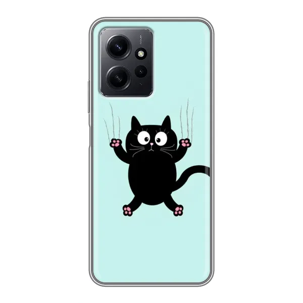 Чохол з принтом «Падаючий кіт» для Xiaomi Redmi Note 12