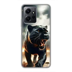 Чехол с картинкой «Хищники» для Xiaomi Redmi Note 12 (Черная пантера)