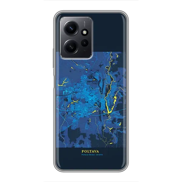 Чохол з принтом «Полтава» для Xiaomi Redmi Note 12