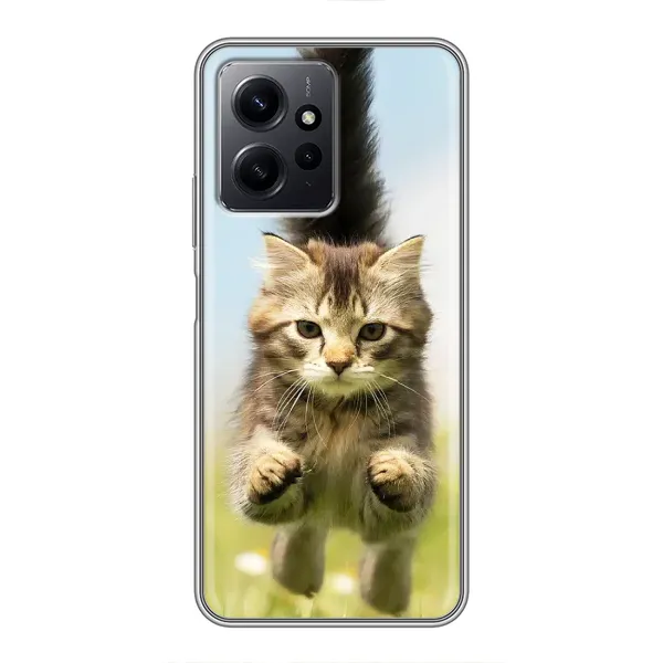 Чохол з принтом «Прижок кота» для Xiaomi Redmi Note 12 Чохол з принтом «Прижок кота» для Xiaomi Redmi Note 12