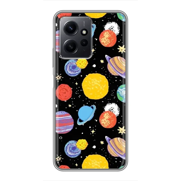 Чохол з принтом «Намальовані планети» для Xiaomi Redmi Note 12 Чохол з принтом «Намальовані планети» для Xiaomi Redmi Note 12