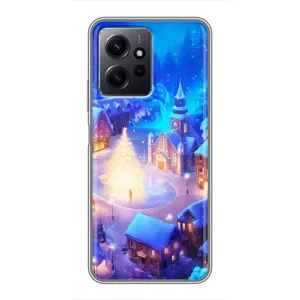 Рождественские Чехлы для Xiaomi Redmi Note 12 (VPrint) (Рождественский город)