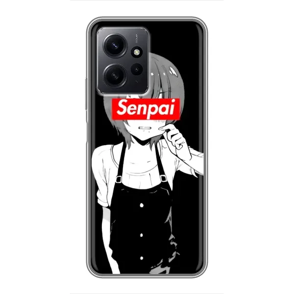 Чехол с принтом «Senpai» для Xiaomi Redmi Note 12 Чехол с принтом «Senpai» для Xiaomi Redmi Note 12