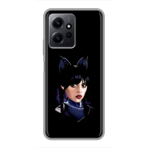 Чохол з принтом «серйозна Венздей» для Xiaomi Redmi Note 12 Чохол з принтом «серйозна Венздей» для Xiaomi Redmi Note 12