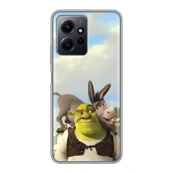 Чохол з принтом «Шрек та Осел» для Xiaomi Redmi Note 12 Чохол з принтом «Шрек та Осел» для Xiaomi Redmi Note 12