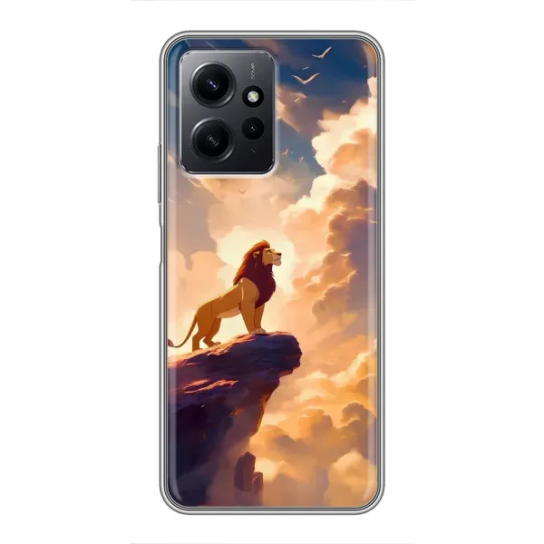 Чохол з принтом «Сімба на скелі» для Xiaomi Redmi Note 12 Чохол з принтом «Сімба на скелі» для Xiaomi Redmi Note 12