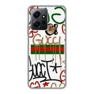 Чохол з принтом «Стиль GUUCI» для Xiaomi Redmi Note 12