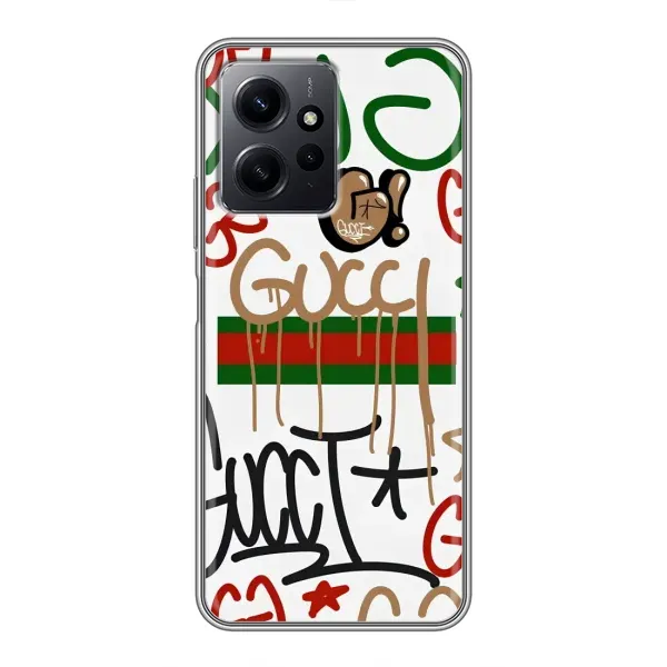 Чохол з принтом «Стиль GUUCI» для Xiaomi Redmi Note 12