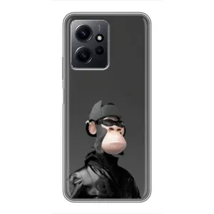 Чехлы с Обезьянами NFT для Xiaomi Redmi Note 12 (AlphaPrint) (стильная обезьяна NFT)
