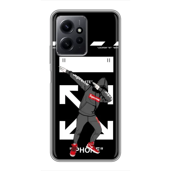 Чохол з принтом «Супрім» для Xiaomi Redmi Note 12 Чохол з принтом «Супрім» для Xiaomi Redmi Note 12