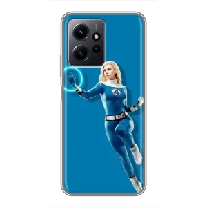 Чохол з принтом Фантастична четвірка для Xiaomi Redmi Note 12 (Сью Сторм політ)