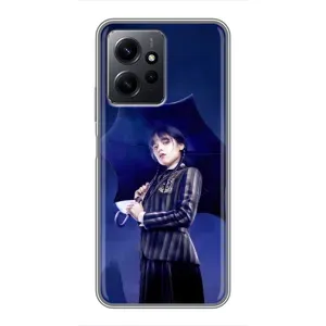 Чохли Венсдей на Xiaomi Redmi Note 12 Уенсдей (AlphaPrint) (Венздей з парасолькою)