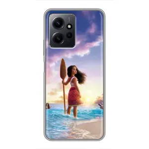 Чохол з мультфільмом Ваяна Xiaomi Redmi Note 12 (Моана з веслом)
