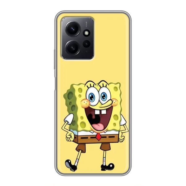 Чохол з принтом «Веселий Спанч Боб» для Xiaomi Redmi Note 12