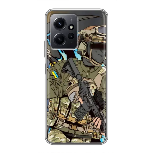 Чохол з принтом «Воїн ЗСУ» для Xiaomi Redmi Note 12 Чохол з принтом «Воїн ЗСУ» для Xiaomi Redmi Note 12