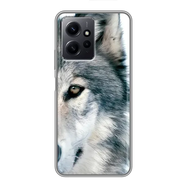 Чехол с принтом «Волк» для Xiaomi Redmi Note 12