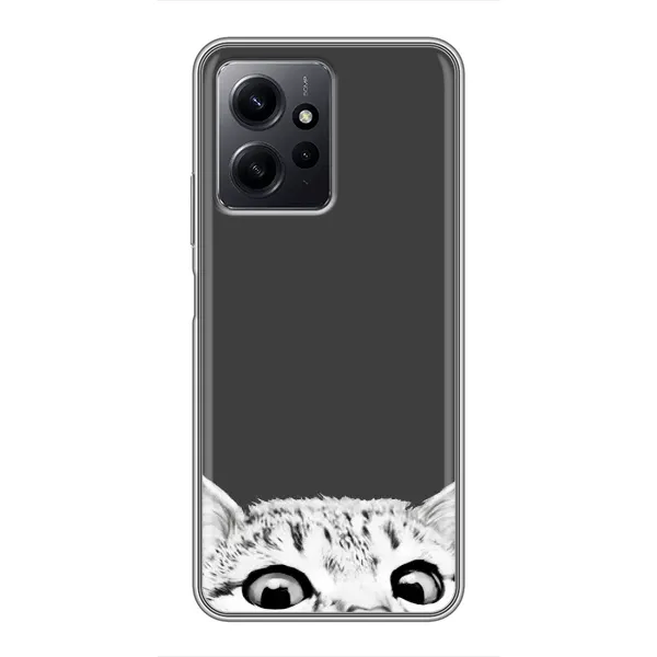 Чохол з принтом «Виглядає котик» для Xiaomi Redmi Note 12
