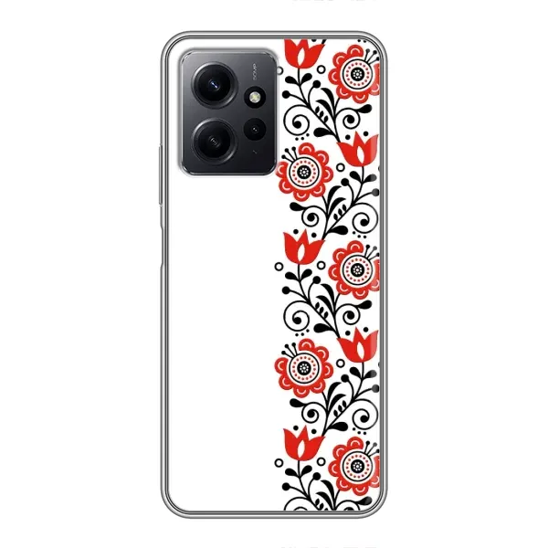 Чехол с принтом «Яркая вишиванка» для Xiaomi Redmi Note 12