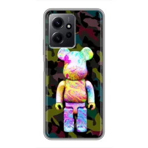 Чохол з принтом «Яскравий Bearbrick» для Xiaomi Redmi Note 12