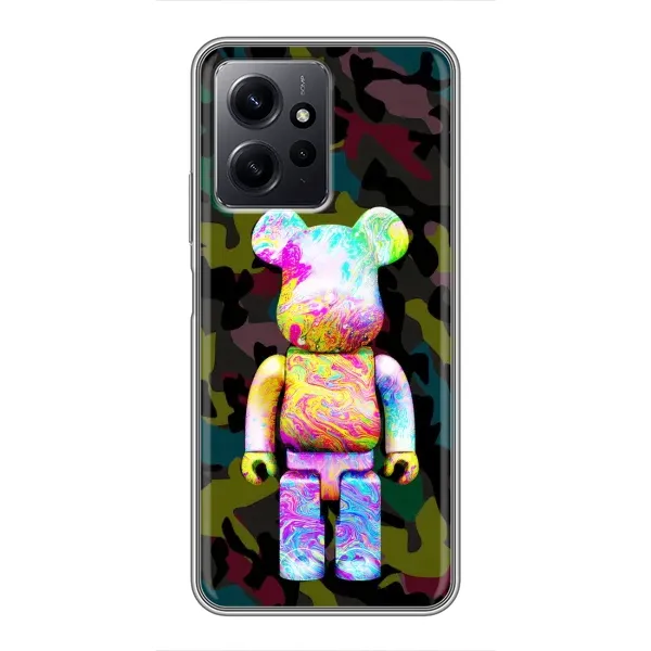 Чохол з принтом «Яскравий Bearbrick» для Xiaomi Redmi Note 12