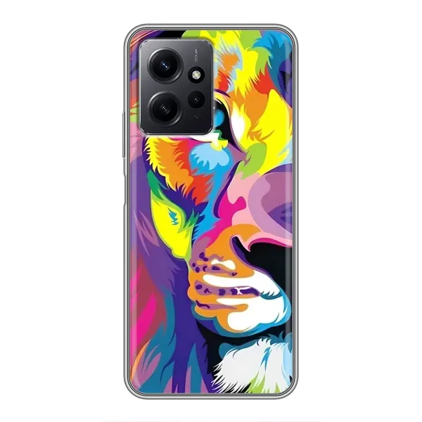 Чехол с принтом «Яркий Лев» для Xiaomi Redmi Note 12