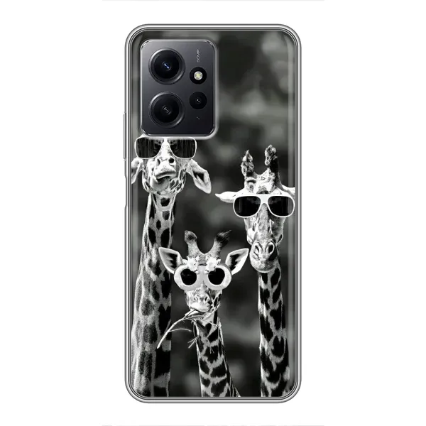 Чохол з принтом «Жирафи в окулярах» для Xiaomi Redmi Note 12 Чохол з принтом «Жирафи в окулярах» для Xiaomi Redmi Note 12