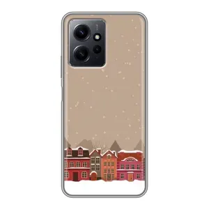Новорічні, Святкові Чохли для Xiaomi Redmi Note 12 - 2024 год (Зимове місто)