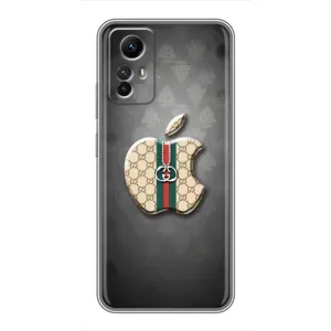 Чехлы ГУЧЧИ для Редми Ноут 12с (AlphaPrint) (Apple gucci)