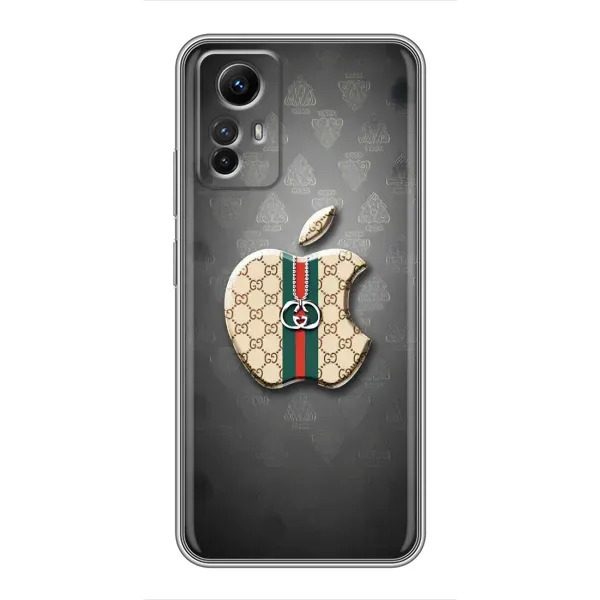 Чохол з принтом «Apple gucci» для Xiaomi Redmi Note 12s