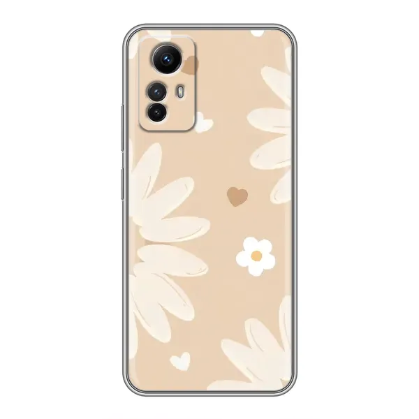 Чохол з принтом «Бежеві квіти» для Xiaomi Redmi Note 12s Чохол з принтом «Бежеві квіти» для Xiaomi Redmi Note 12s