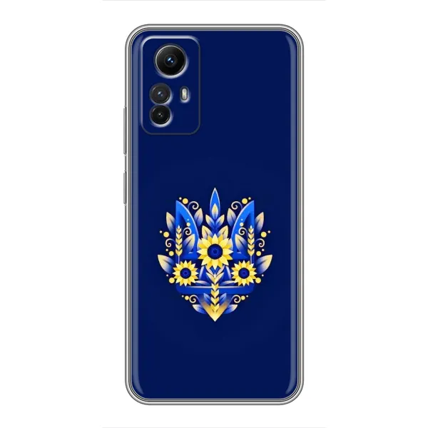 Чохол з принтом «Квітковий Герб» для Xiaomi Redmi Note 12s Чохол з принтом «Квітковий Герб» для Xiaomi Redmi Note 12s