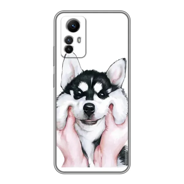 Чохол з принтом «Радісний Хаскі» для Xiaomi Redmi Note 12s