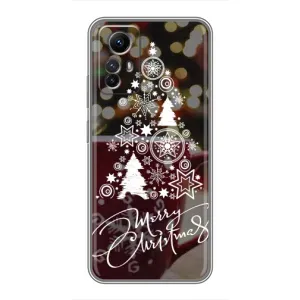 Рождественские Чехлы для Xiaomi Redmi Note 12s (VPrint) (Елочка узорная)