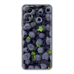 Чохол з принтом «Ожина» для Xiaomi Redmi Note 12s