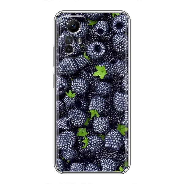 Чохол з принтом «Ожина» для Xiaomi Redmi Note 12s