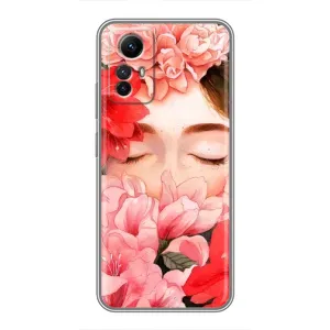 Чехлы (ART) Цветы на Xiaomi Redmi Note 12s (VPrint) (Глаза в цветах)
