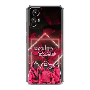Чохол Гра в кальмара для Xiaomi Redmi Note 12s (Охоронці Гра кальмара)