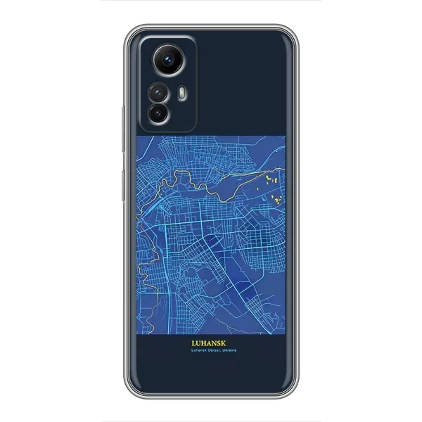 Чохол з принтом «Луганськ» для Xiaomi Redmi Note 12s